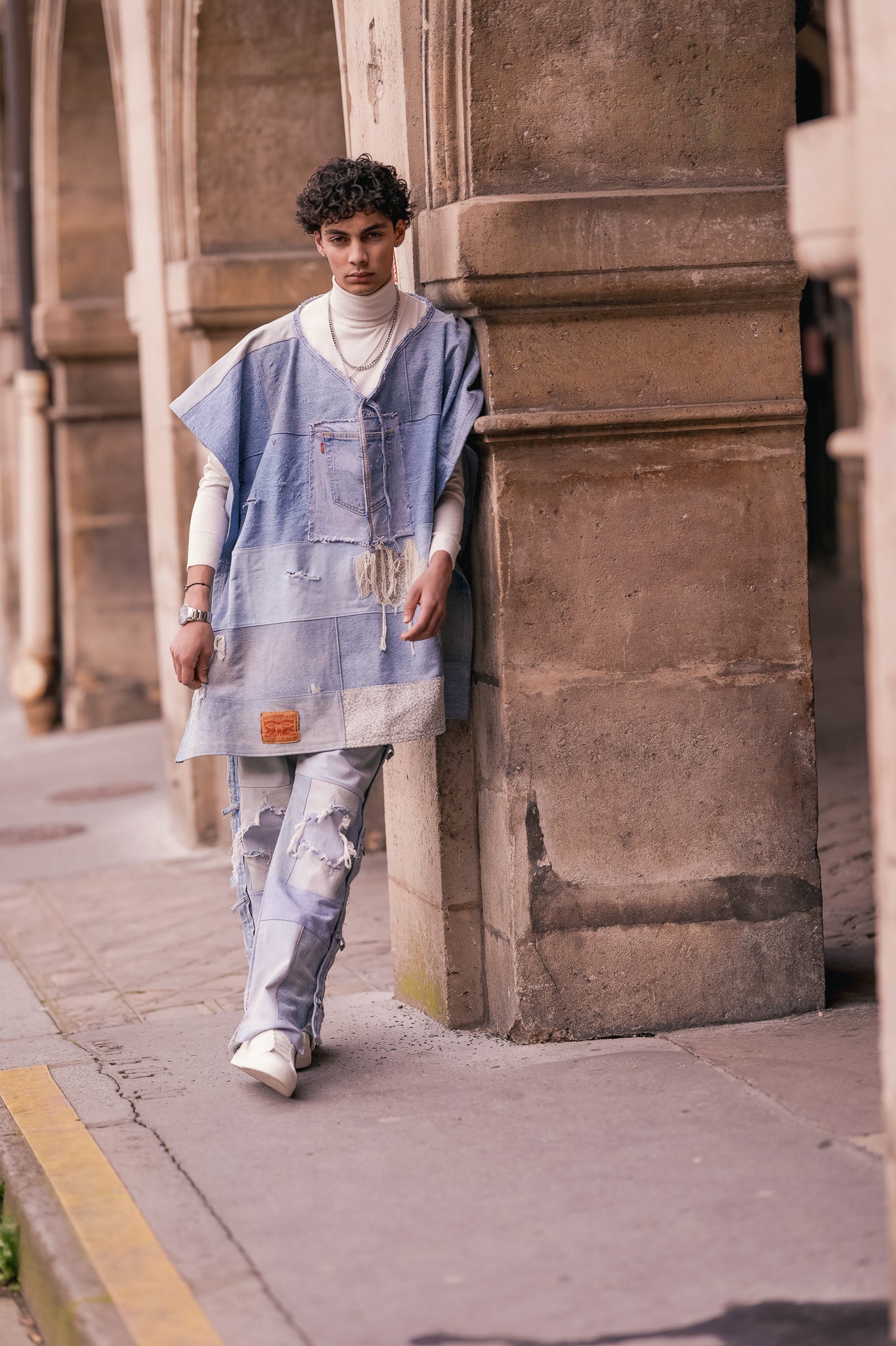 Upcycled Patchwork Denim Punch & Jeans