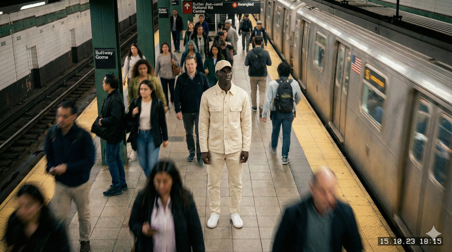 Cream Cargo Pant