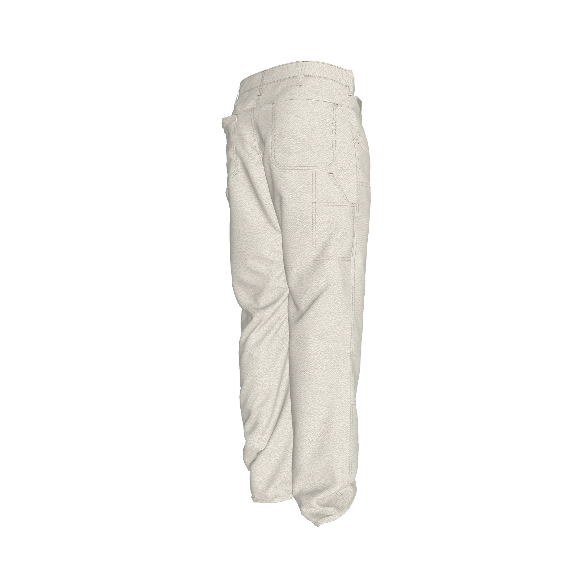 Cream Cargo Pant
