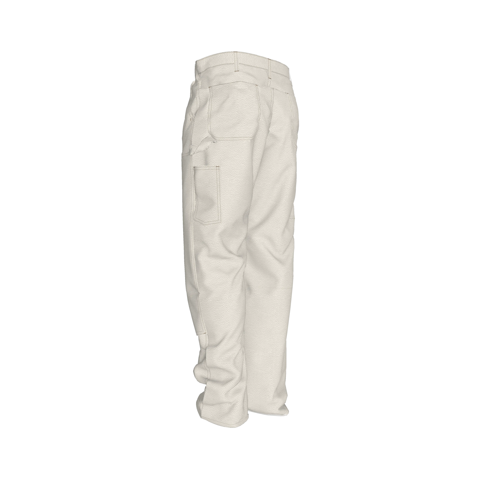 Cream Cargo Pant