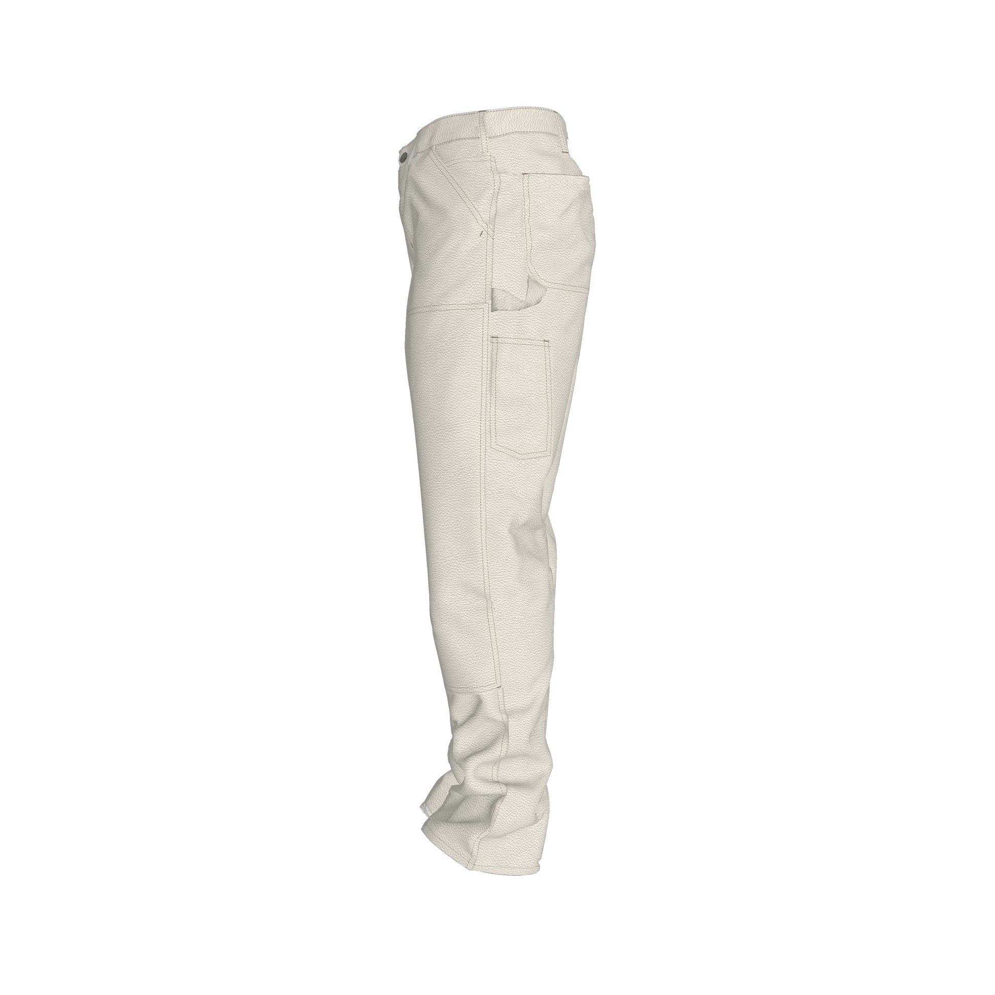 Cream Cargo Pant