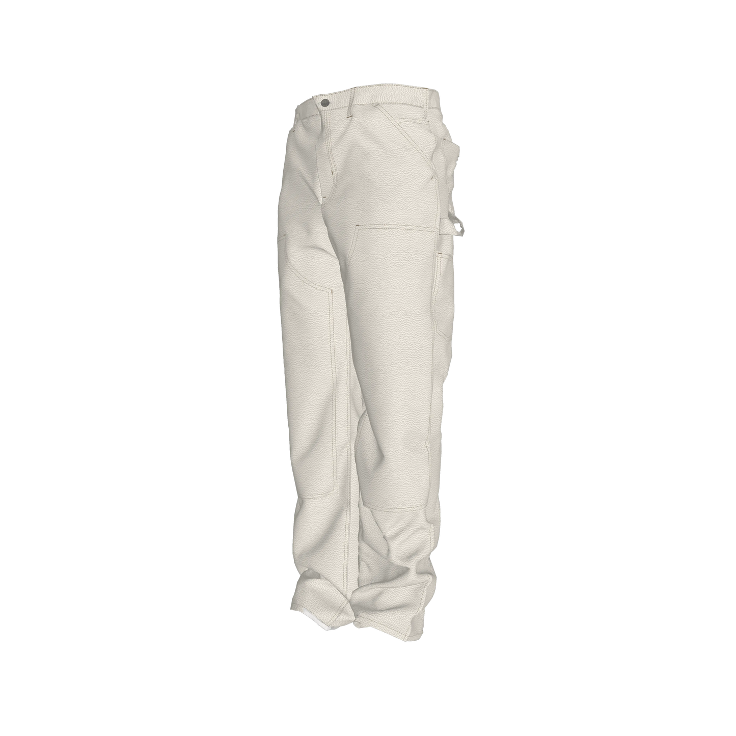 Cream Cargo Pant