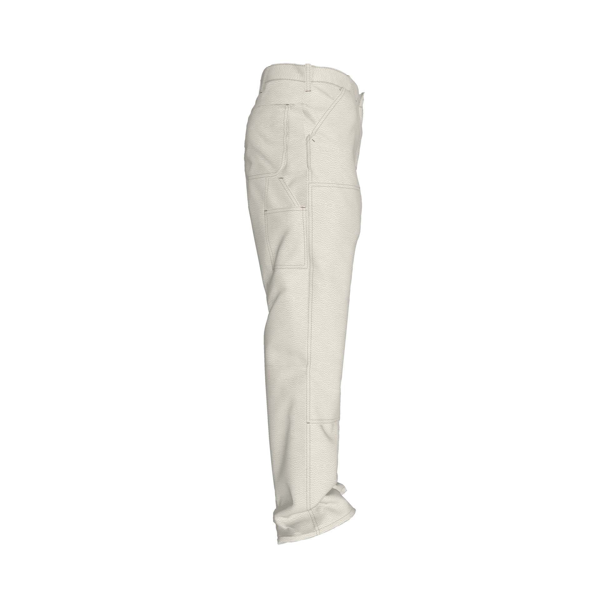 Cream Cargo Pant